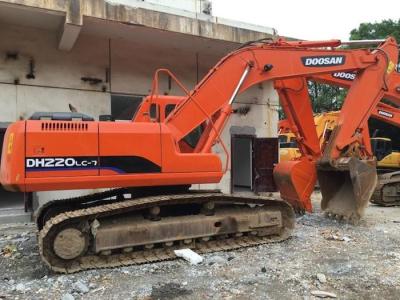 China O comprimento 5700mm DOOSAN DH220 21400kg do crescimento usou a máquina escavadora Machine à venda