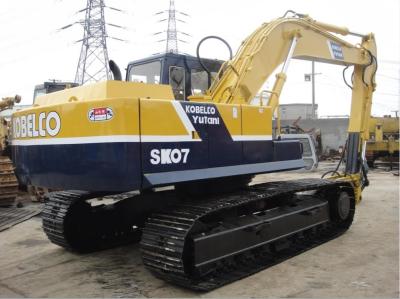 China 7425h werkuren 18 Ton0.7m3 SK07 Gebruikt Kobelco Graafwerktuig Te koop