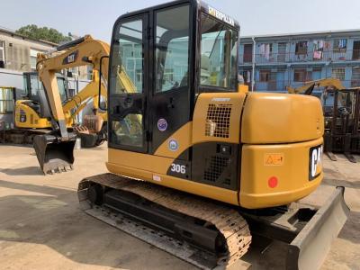 China 0.3m3 Eimer 5800kg Caterpillar 306D benutzte Kettenbagger zu verkaufen