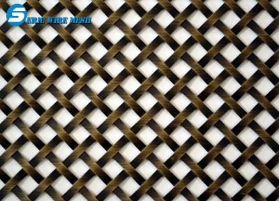 China Flat-Wire Decorative Mesh Colorado Stainless Steel 36