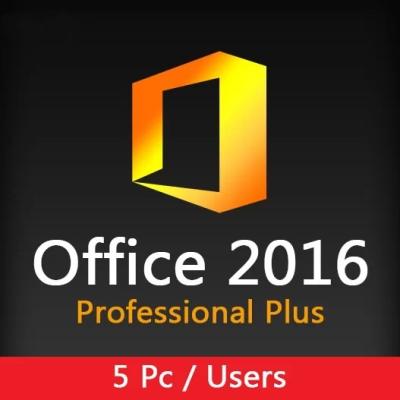 Cina LIFETIME VALIDITY OFFICE 2016 PROFESSIONAL PLUS RETAIL KEY 5 PC Licenza in vendita