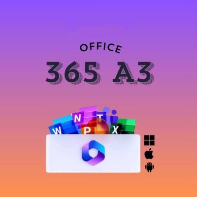 China Office 365 Account A3 Education Version For 5 Devices One Year Subscription for sale