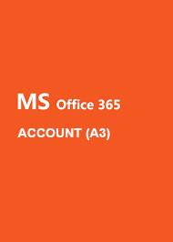 China Microsoft Office 365 A3 Account  1 Year Warranty Period for sale