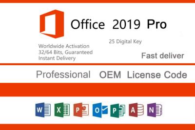 China Zeer belangrijke E-mail Productondersteuning van  van de X32x64 Office 2019 de Professionele Activering Te koop