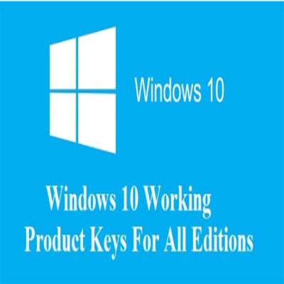 中国 更新可能な64Bit Windows 10の家の活発化コード、X32勝利10活発化プロダクト キー 販売のため