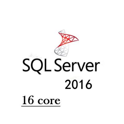 China 2016 16 Kern Sql-Server-Lizenz-Schlüssel, unbegrenzter Server 2016 Benutzer-Windows 7s Sql zu verkaufen