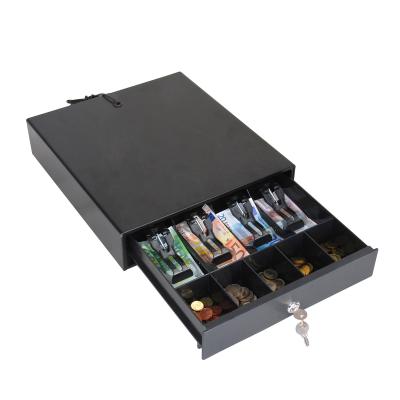 China POS Cash Drawer RJ11 POS Cash Drawer, Bill Trays 5 POS Register Cash Box And 5 Coin Trays for sale