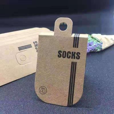 China Sustainable Folded Custom Hang Tags Packing Tag, Hanging Tags For Sock, Paper Hang Tags With Hanger for sale