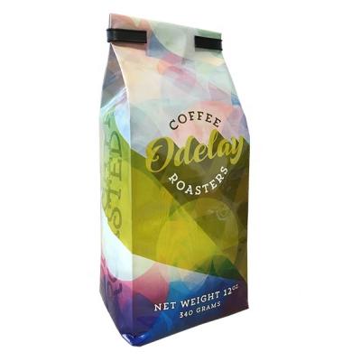 China Custom Printing Aluminum Foil 250g Side Gusset Coffee Barrier Digital Printing Pouch With Valve Wholesale Packaging Bag for sale