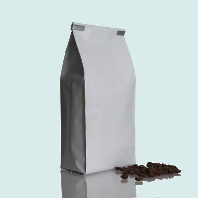 China 500g Recyclable Aluminum Foil Barrier Plastic Recyclable Aluminum Foil Coffee Pouch Custom Digital Printed Side Bags With Zipper for sale