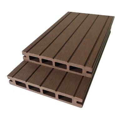 China Modern Anti UV Wood Plastic Composite Deck Shipping WPC Decking Prices for sale