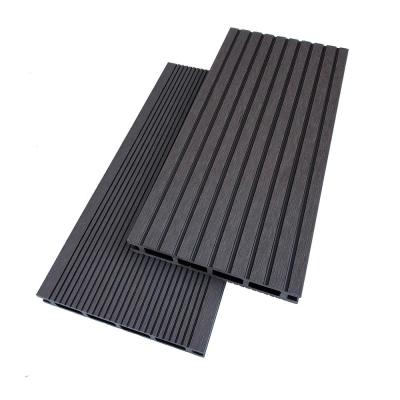 China Modern Anti-UV Waterproof Teak Wood Solid Composite Decking for sale