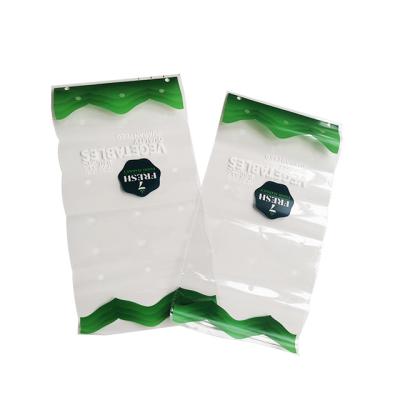 China Disposable Plastic BOPP Bags For Vegetable Fresh Packaging With Air Holes for sale