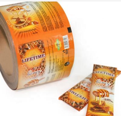 China Moisture Proof High Barrier Aluminum Foil Packaging Nylon Film For Honey Sachets for sale