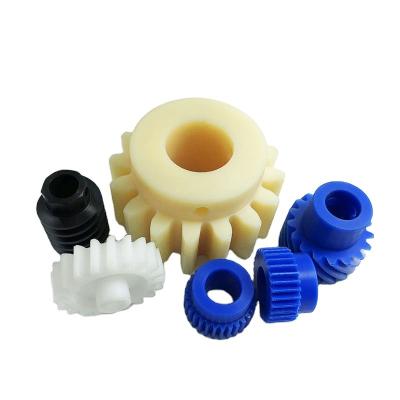 China Pom Spur Gear Manufacturer Automotive Wear Resistant Cnc Processes Nylon Plastic Small Bevel Gears Link Nylon Gear for sale