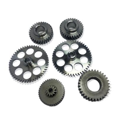 China Automotive custom size high quality spur gear wheel large small for machinery parts metal spur gear steel transmission gear for sale