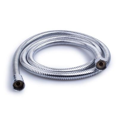 China Stainless Steel EPDM Inner Tube 2M Extra Long Brass Double Lock Flexible Shower Hose for sale