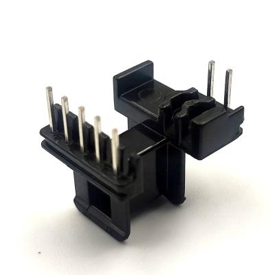 China EE16 5+2 Horizontal Pin T375HF PM9820 Black COIL YC-EE-1625 for sale