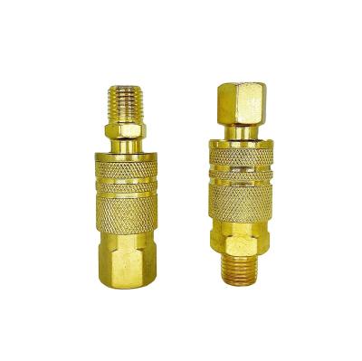 China Wholesale Brand New Cheap Unopened High Quality American Style Brass Air Hose Coupler for sale