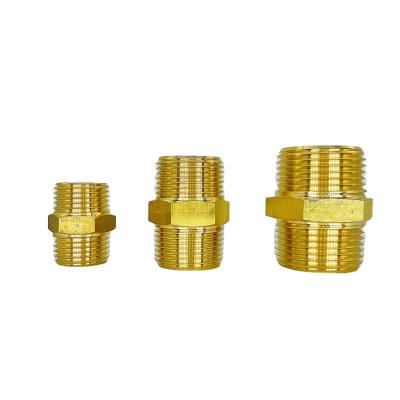 China Great Value For Money Brass Multiple Models Hexagonal Brass Male Pipe Fittings for sale