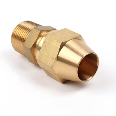 China Wholesale Brass Male Elbow Pipe Fitting Gas Elbow Flare Brass Pipe Fittings for sale