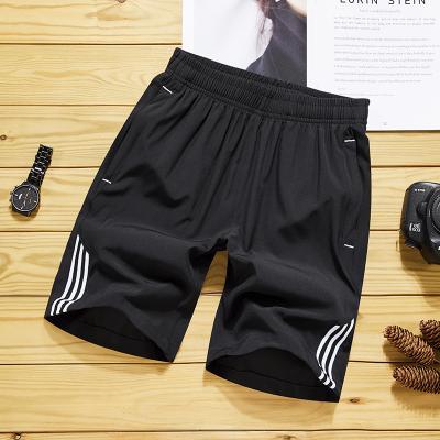 China Anti-Wrinkle Shorts Men's Summer Silk Sportleisure 5 Hundred Pants Straight Leg Loose Pants Quick-Dry Middle Pants for sale