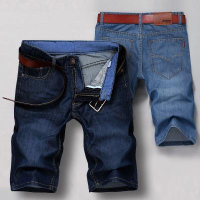 China QUICK DRY spring/summer denim shorts for men slim loose five point pants for men 5 point yokes for beach pant middle trousers for sale