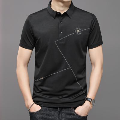 China 2021 summer new QUICK DRY men's lapel youth color men's pure fashion casual shirt new casual short sleeves for sale