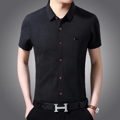 China Anti-pilling 2021 spring and men's casual wear thin regenerative breathable men's shirt lapels of the trend of new summer fashion young men for sale