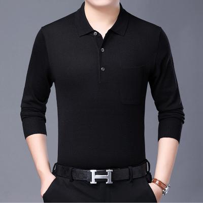 China Spring QUICK DRY Leisure In Loose Bottom Sweater Old Age Jacket Men Thin Sweater for sale