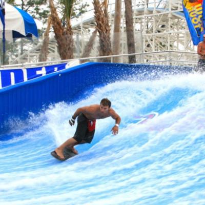 China Aqua Play Flowrider Water Ride For Skateboarding Surfing Sport/ Fiberglass Water Slide for sale