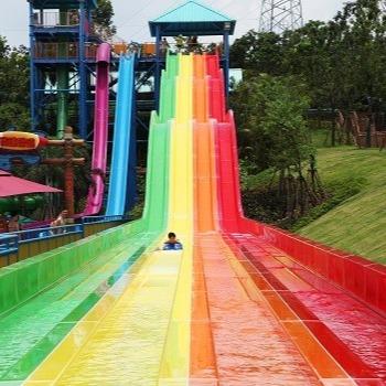 China Water Park Constructor Fiberglass Water Slide, Race Slide for sale