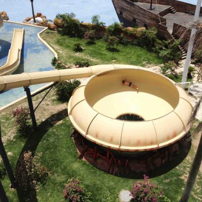 China Space Bowl Water Slide Fiberglass Water Park Equipments for Adults Aqua Park for sale