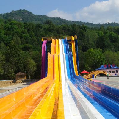 China Hot Sale Outdoor Fiberglass Water Slides for Adult Used in Amusement Waterpark for sale