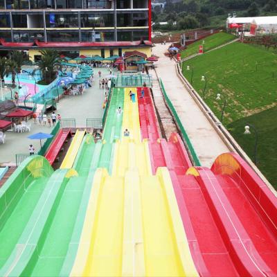 China Theme Park Custom Highspeed Water Slides for Adults ,Colorful Water Slides for Giant Aqua Park for sale