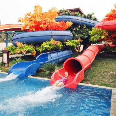 China Fiberglass Water Slides for Swimming Pool Equipment for Kids Water Play for Kids Water Park for sale