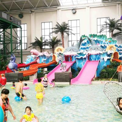 China Water Park Equipment Kids' Water Slides Customized For Children for sale