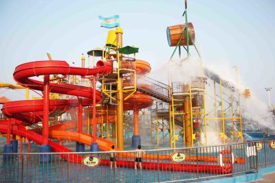 China Exciting Family Water Park in Giantic Waterhouse with Different Style Waterslide for sale