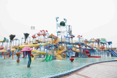 China Summer Outdoor Aqua Park Games Fiberglass Water Park Attractions for Kids for sale