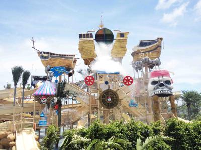 China Customized Childrens Water Park Fiberglass Water Slides Entertains for Water Park for sale