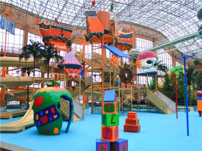 China Outdoor Water Amusement Parks Custom Water Slides Combination For Hotel / Water House for sale