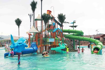 China 304 Stainless Steel Aqua Playground , Hotel Indoor Water Playground for sale