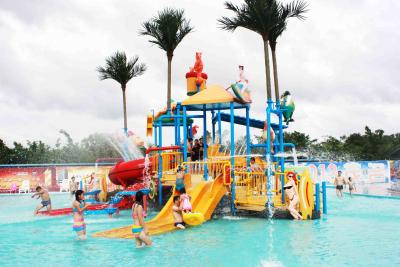 China Entertainment Fiberglass Kids' Water Playground Commercial Water Park Equipment for sale