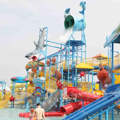 China Activities Large Aqua Playground Children Play Equipment Entertaining for sale