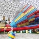 China High Quality colorful Super Water Slide  with Space Hole Long Slide for amusement park for sale