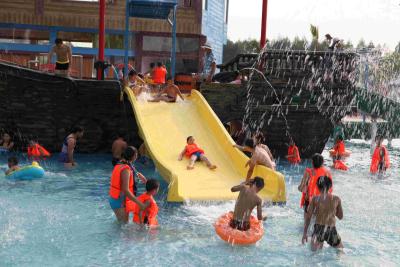 China Corsair Aqua Play Water Park Equipment / Customized Fiberglass Pirate Ship for sale