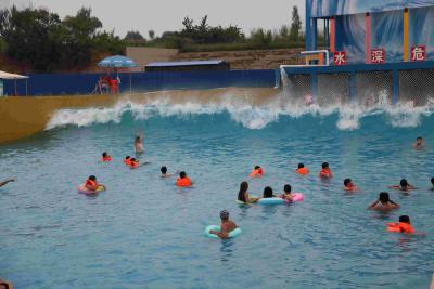 China Family Water Park Wave Pool Equipment , Fiberglass Aqua Park Products Machine for sale