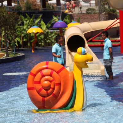 China Juego de la aguamarina del caracol de agua, equipo del patio del agua del espray para 1 - 2 personas en venta