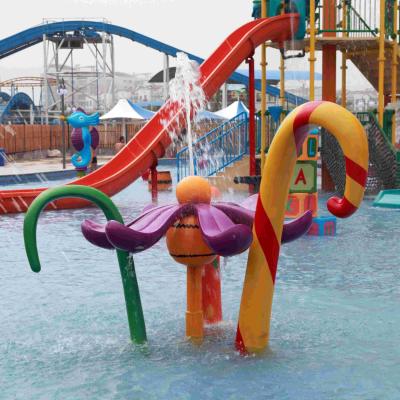 China Customized Flower Spray Water Playground Equipment , Amusement Park Equipment for sale