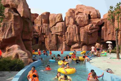 China Van het het Waterpark van de luchtventilator Materieel Lui de Rivier Zwembad 3m6m Breedte 1m Diepte/Aangepaste Waterdia Te koop